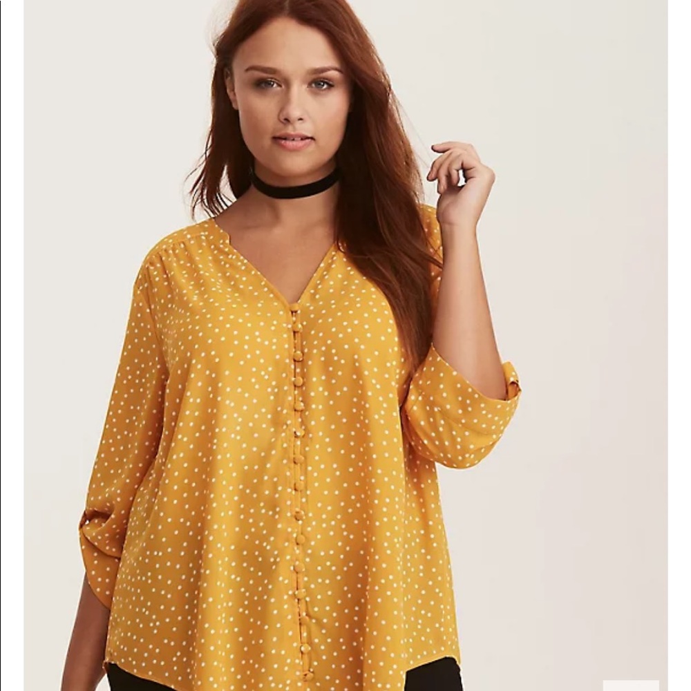 Torrid Marigold Harper Top